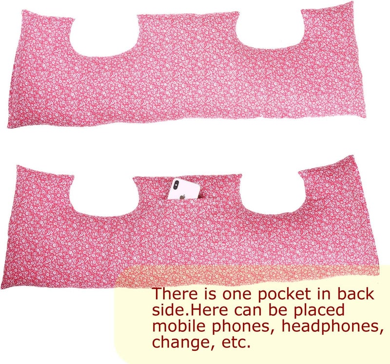 rainbowstar Mastectomy Pillow for Breast Cancer Surgery Lumpectomy Reconstruction Chest Healing Protector Post-Surgery Recovery Support Patient Care (Tiny Flower) - Image 5